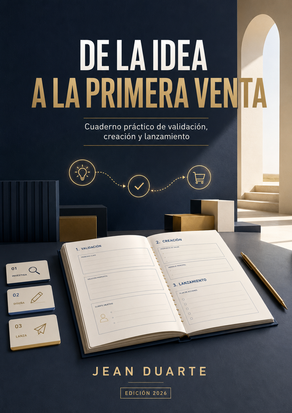 Cuaderno práctico De la Idea a la Primera Venta incluido