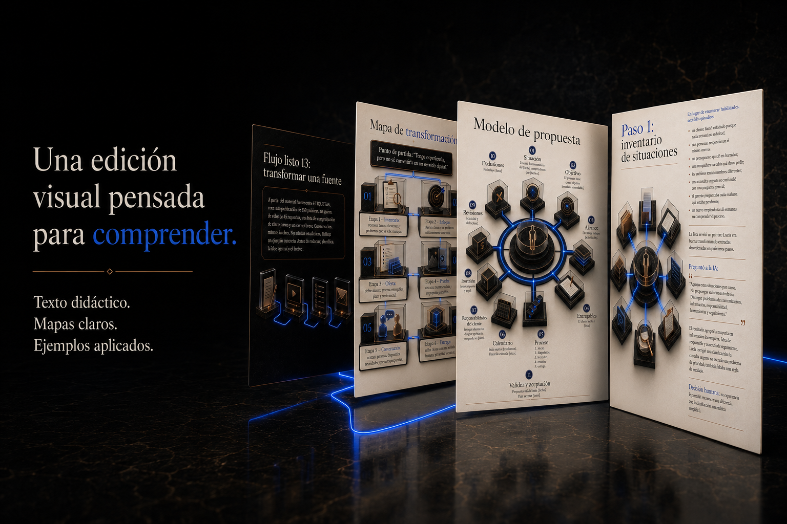Muestra del diseño editorial interior del eBook