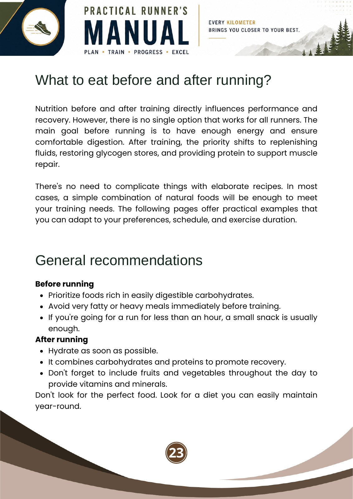 Practical nutrition guidance